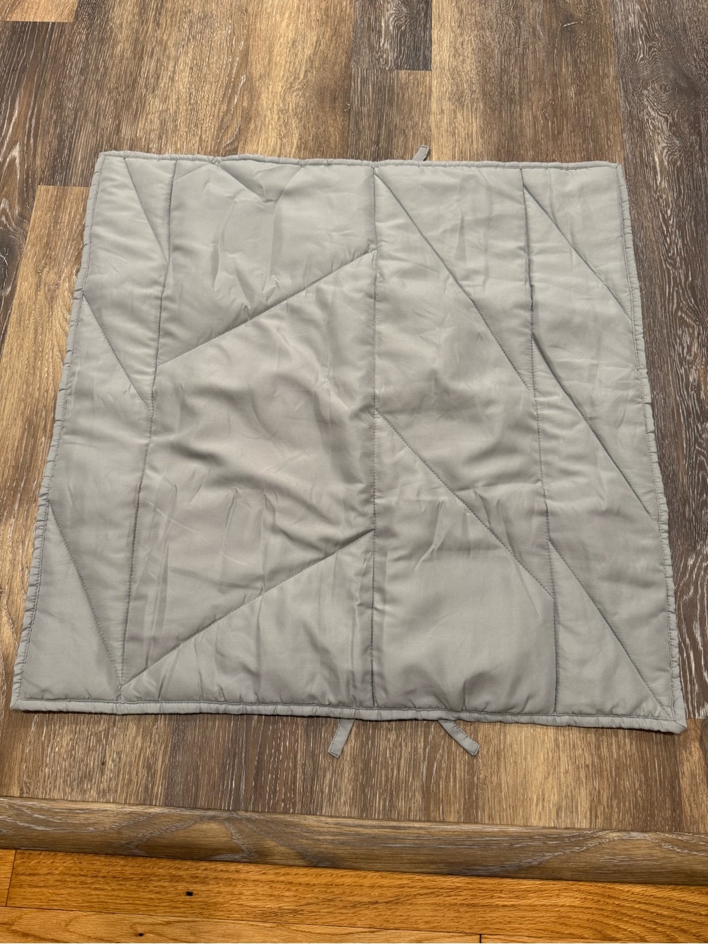 NWOT, Pottery Barn Sample Microfiber Euro Sham, Gray, 26” x 26”